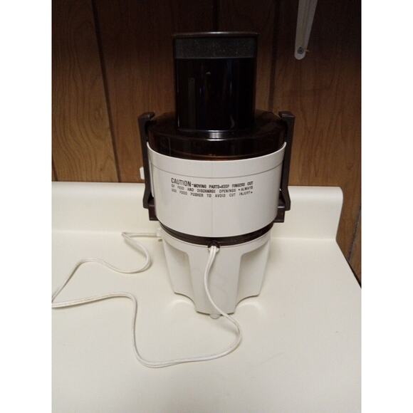 Vintage La Machine By Moulinex Food Processor Deluxe Model 390 Tested & Working - Picture 3 of 6